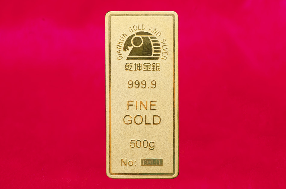 乾坤金條500g